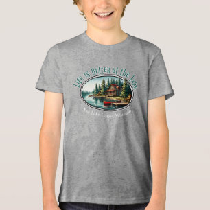 T-shirt En Tri-matière La vie est meilleure au lac