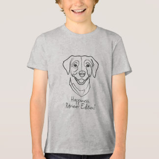 T-shirt En Tri-matière Labrador Retriever. Bonheur, Édition Retriever !