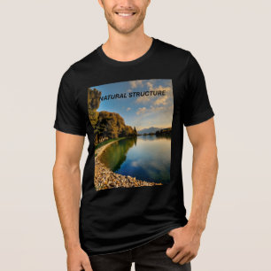 T-shirt En Tri-matière Lac de Serenity - Bella+Canvas Tri-mélange