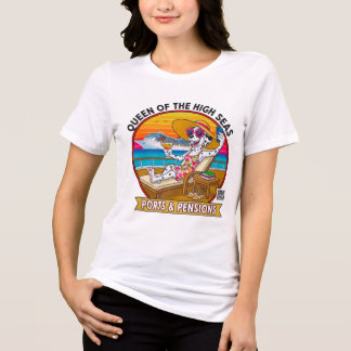 T-shirt En Tri-matière Ladies Queen of The High Seas - Front Print