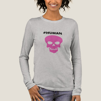 T-shirt En Tri-matière Lady's #HUMAN Shirt Long Sleeve