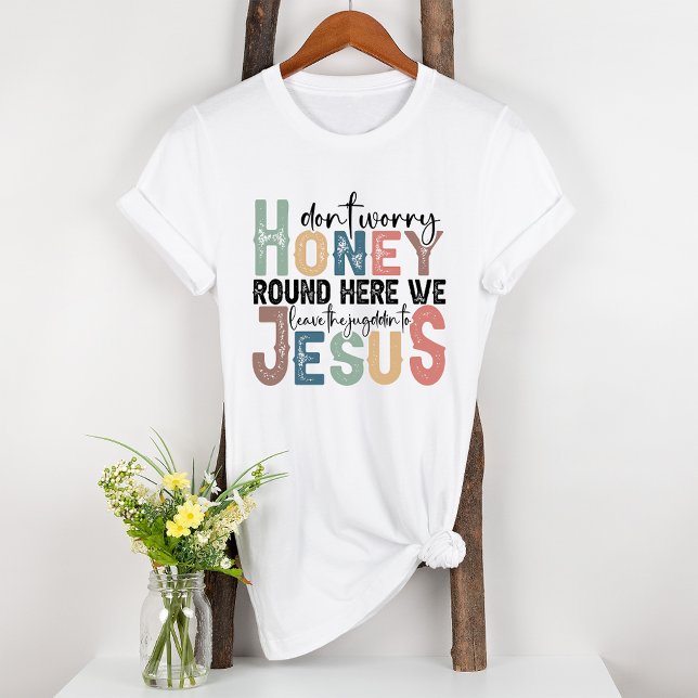 T-shirt En Tri-matière Laisser le jugement à Jésus (Créateur téléchargé)