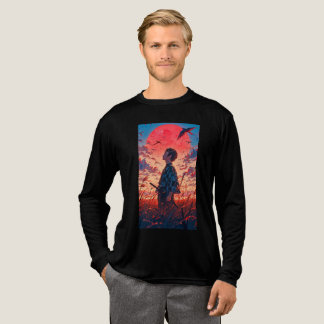 T-shirt En Tri-matière Lame du coucher de soleil : la détermination de Ta