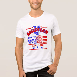 T-SHIRT EN TRI-MATIÈRE L'AMÉRICAIN L'ESPRIT DE 26