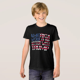 T-shirt En Tri-matière L'Amérique serait meilleure avec Trump Election 20