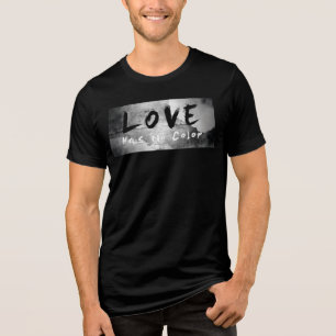 T-shirt En Tri-matière L'amour de SlipperyJoe n'a pas de couleur de peau
