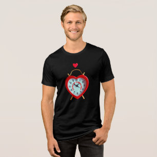 T-SHIRT  EN TRI-MATIÈRE L'AMOUR EST ÉTERNEL