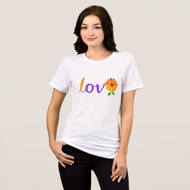 T-shirt En Tri-matière L'Amour Est... Tee (Recto plein)