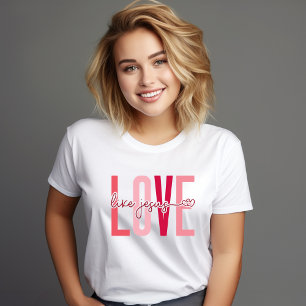 T-shirt En Tri-matière L'Amour Moderne de Christian Valentine comme Jésus