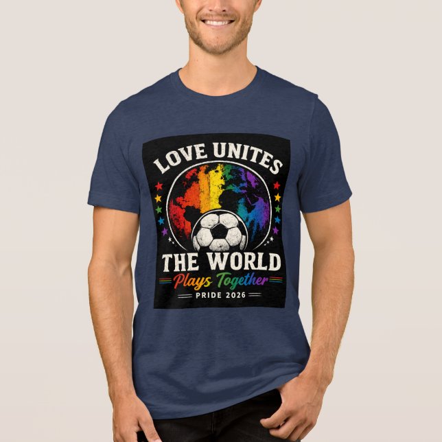 T-shirt En Tri-matière L'amour unit le monde (Recto)