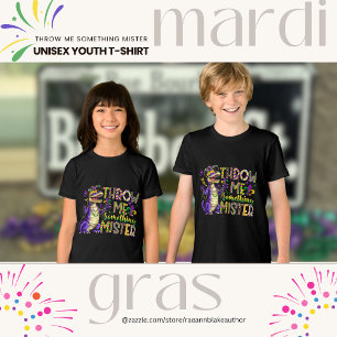 T-shirt En Tri-matière "Lance-moi quelque chose, Monsieur" Mardi Gras You