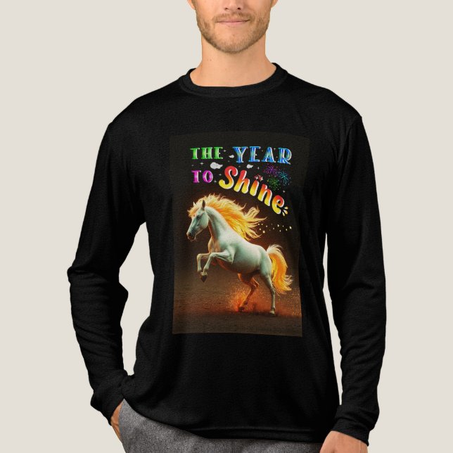 T-shirt En Tri-matière L'Année pour Briller (Recto)