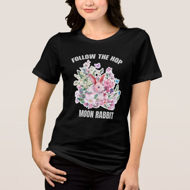 T-shirt En Tri-matière Lapin de Lune (Recto)