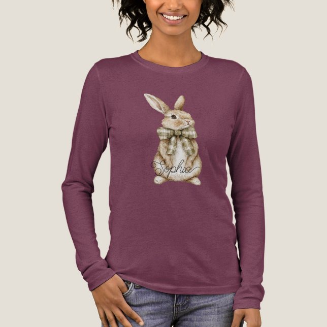 T-shirt En Tri-matière Lapin de Pâques (Recto)