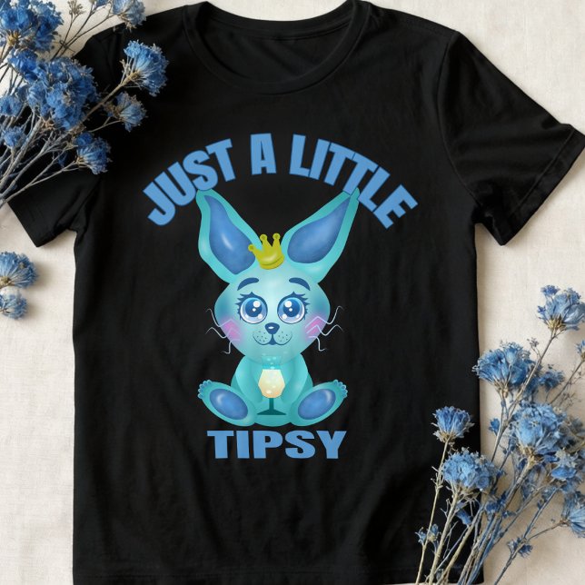 T-shirt En Tri-matière Lapin drôle juste un peu pompette  (If you enjoy humor, this is the tee you’re looking for. Cute, cheeky, and just a little tipsy.)