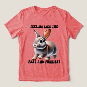 T-shirt En Tri-matière Lapin Humoristique