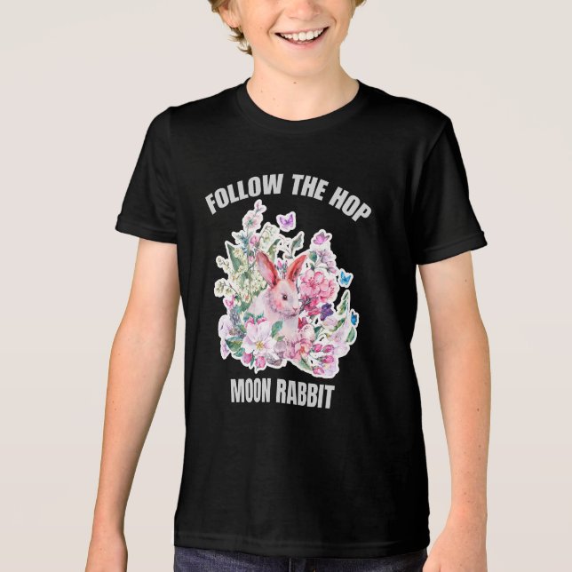 T-shirt En Tri-matière Lapin lunaire (Recto)