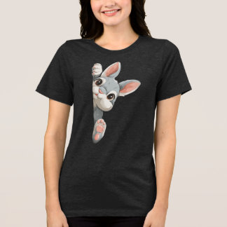 T-shirt En Tri-matière Lapin qui vous regarde