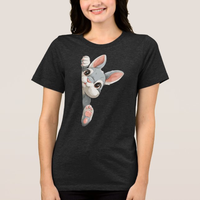 T-shirt En Tri-matière Lapin qui vous regarde (Recto)