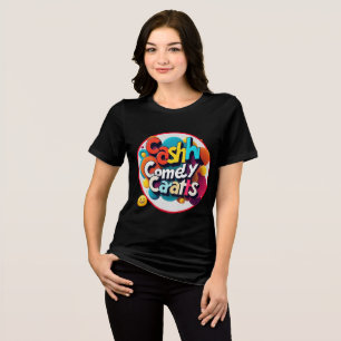 T-shirt En Tri-matière "L'argent rit d'étincelle"