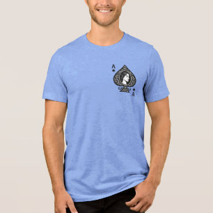 T-shirt En Tri-matière L'As Des Pique — Emblème De Filigree Lady Cameo