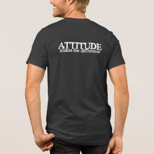 T-shirt En Tri-matière L'attitude fait la différence Mentalité positive