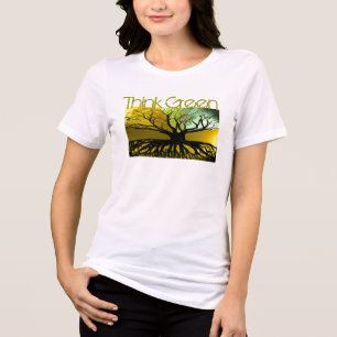 T-shirt En Tri-matière Lauréat du prix TBA - Réflexion verte Customisée