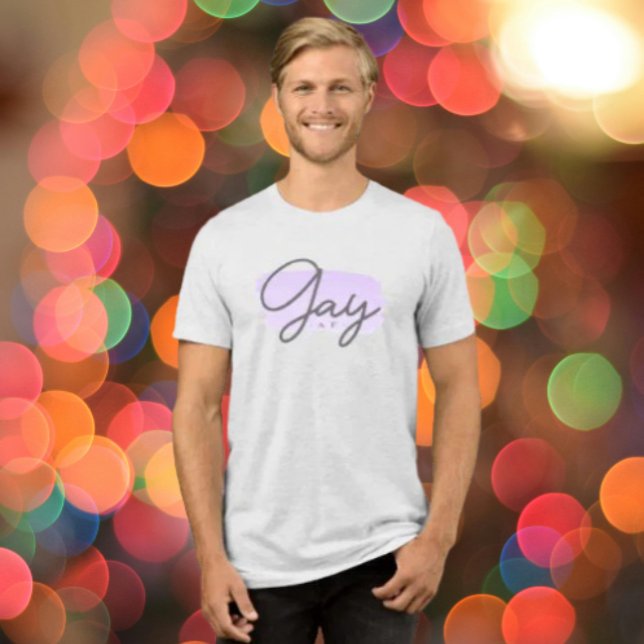 T-shirt En Tri-matière Lavande Gay AF (Créateur téléchargé)