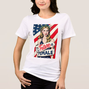 T-shirt En Tri-matière L'avenir est féminin
