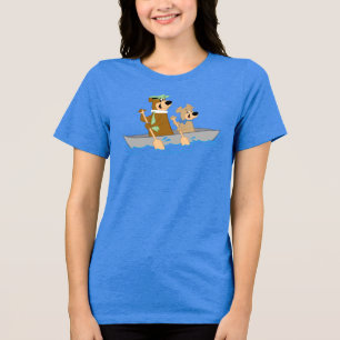 T-shirt En Tri-matière L'aventure amusante en canoë de Yogi l'ours et Boo