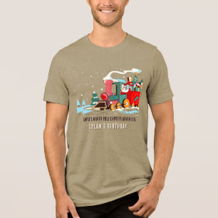T-shirt En Tri-matière L'aventure du train de Noël Polar Express avec le 