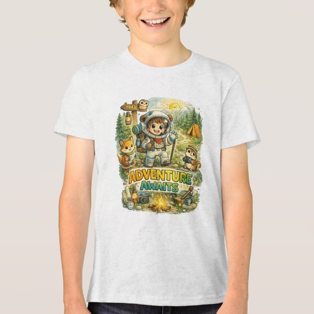 T-shirt En Tri-matière L'aventure vous attend (Recto)
