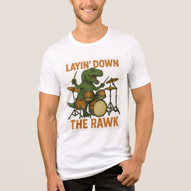 T-shirt En Tri-matière Layin’ Down The Rawk (Recto)