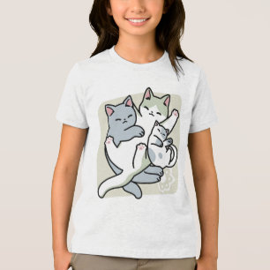 T-shirt En Tri-matière Laze Furr Days - Cute Lazy Cats Design
