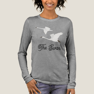 T-shirt En Tri-matière Le Bloc de Couleur du Cygne