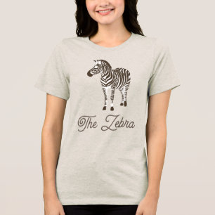 T-shirt En Tri-matière Le Bloc de Couleurs Zèbre