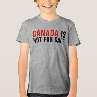 T-shirt En Tri-matière Le Canada n'est pas à vendre