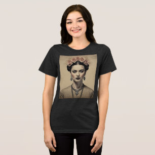 T-shirt En Tri-matière Le charme de Frida Kahlo : Double exposition Vinta