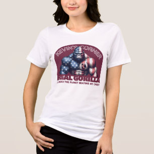 T-shirt En Tri-matière Le coin de Kevin VRAI GORILLE je Fais bouger la Pl