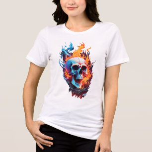 T-shirt En Tri-matière Le crâne brûlant