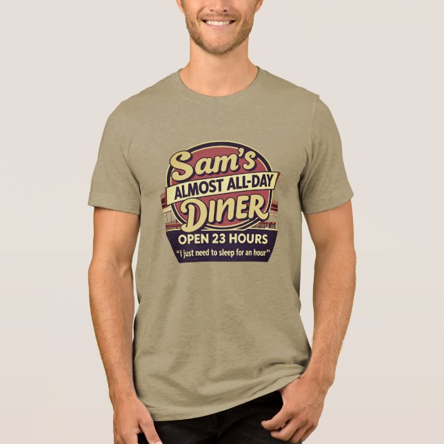 T-shirt En Tri-matière Le dîner de 23 heures de Sam (Recto)