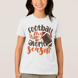 T-shirt En Tri-matière Le football est ma saison préférée