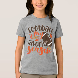 T-shirt En Tri-matière Le football est ma saison préférée