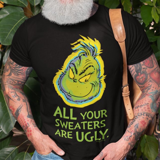 T-shirt En Tri-matière Le Grinch | Tous Vos Chauffeurs Sont Des Citations (Créateur téléchargé)