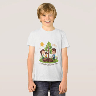 T-shirt En Tri-matière Le jeune plant d'aujourd'hui l'arbre de demain Jou