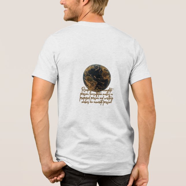 T-shirt En Tri-matière le monde (Verso)