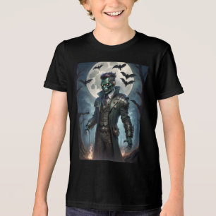 T-shirt En Tri-matière Le monstre de Halloween Steampunk Frankenstein