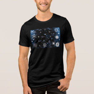 T-shirt En Tri-matière Le Noël de SlipperyJoe, hiver magique paisible à