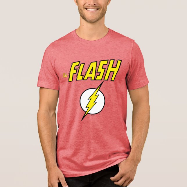 T-shirt En Tri-matière Le nom Flash et le logo de l'éclair (Recto)