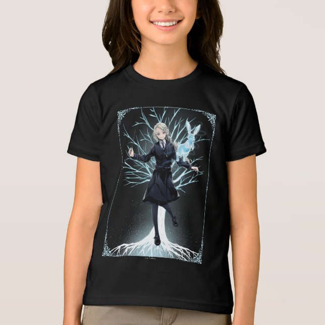 T-shirt En Tri-matière Le Patronus lapin d'Anime Luna Lovegood (Recto)